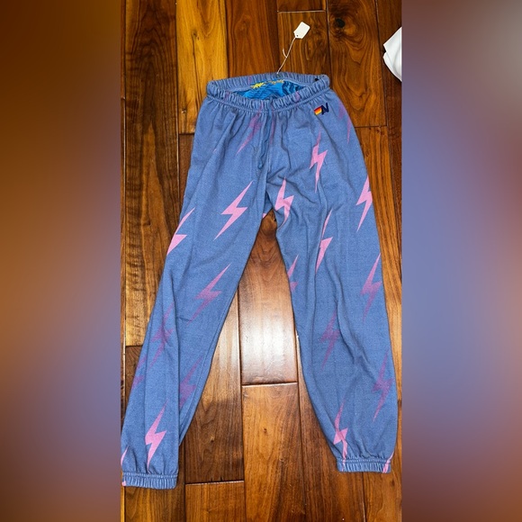 Aviator Nation Pants - Aviator nation bolt stitch repeat sweatpants